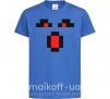 Дитяча футболка Minecraft evil Яскраво-синій фото