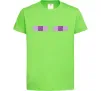 Дитяча футболка Minecraft eyes Лаймовий фото