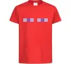 Дитяча футболка Minecraft eyes Червоний фото