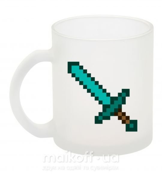 Чашка стеклянная Minecraft sword Фроузен фото