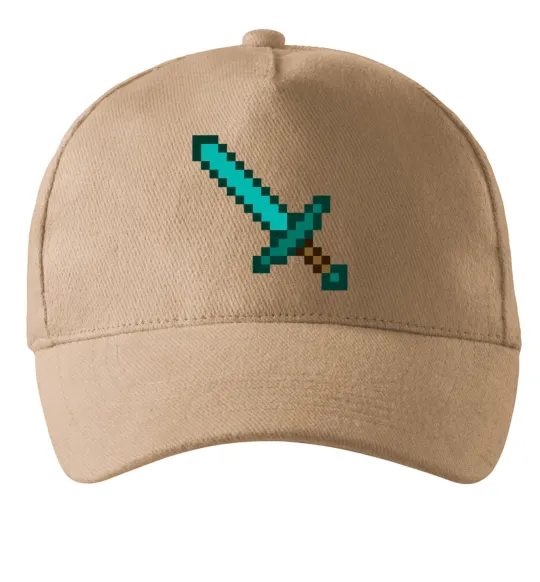 Кепка Minecraft sword Песочный фото