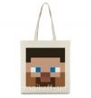 Еко-сумка Minecraft hero Бежевий фото