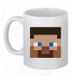 Чашка керамічна Minecraft hero Білий фото
