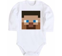 Детский боди Minecraft hero