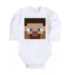 Дитячий бодік Minecraft hero Білий фото