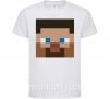 Детская футболка Minecraft hero Белый фото