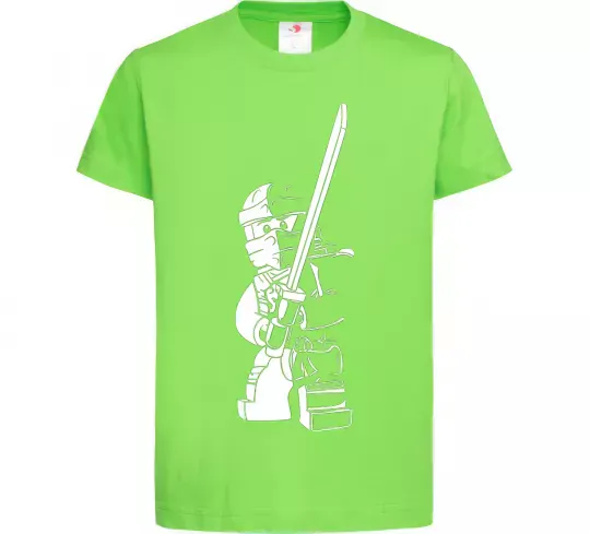 Дитяча футболка Jay Лаймовий фото