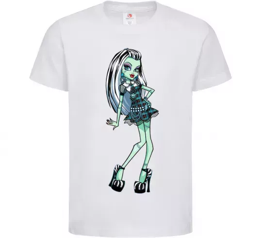 Дитяча футболка Draculaura Білий фото