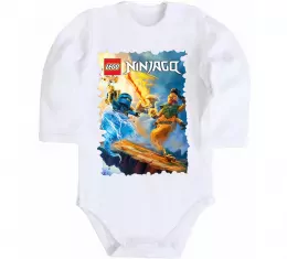 Детский боди Master builder lego Белый фото