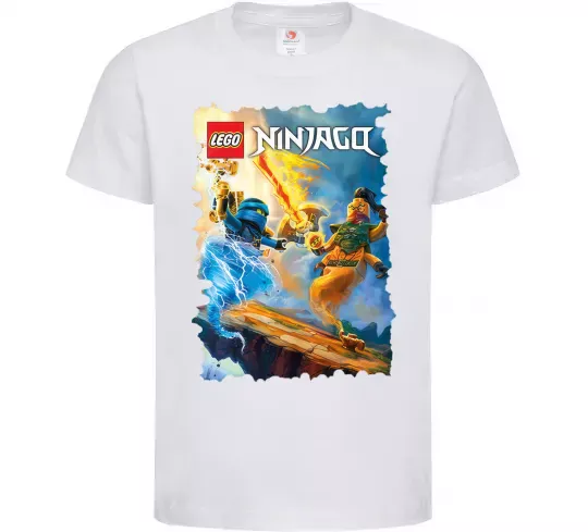 Детская футболка Битва Белый фото