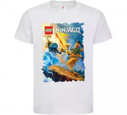 Детская футболка Битва Белый фото