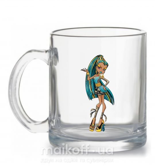 Чашка скляна Cleo №2 Прозорий фото