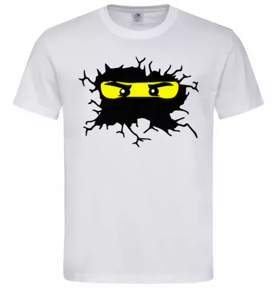 Чоловіча футболка Lego face Білий фото