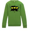 Детский Свитшот Lego face Лаймовый фото