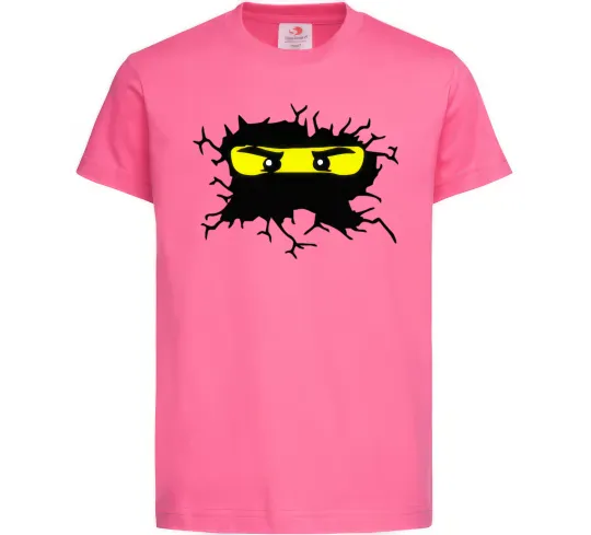 Дитяча футболка Lego face Яскраво-рожевий фото