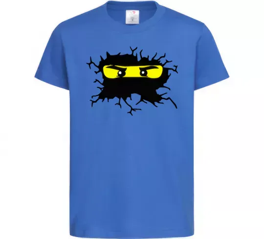 Дитяча футболка Lego face Яскраво-синій фото