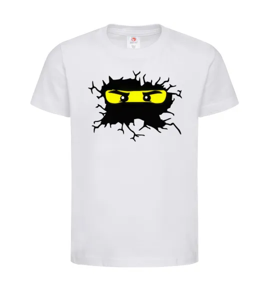 Детская футболка Lego face Белый фото