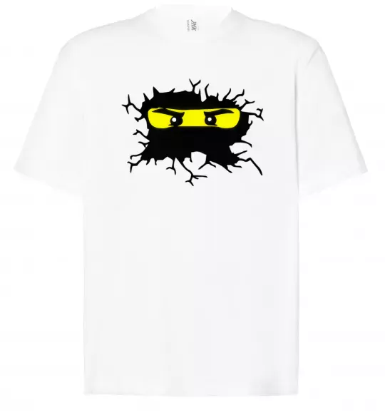 Футболка Оверсайз Lego face Білий фото