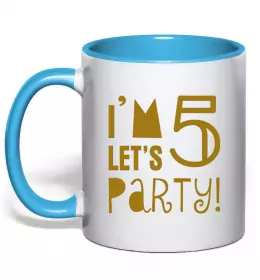 Чашка с цветной ручкой