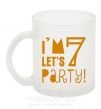 Чашка скляна I am 7 let is party Фроузен фото