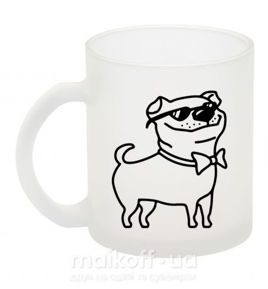 Чашка стеклянная Cool dog Фроузен фото