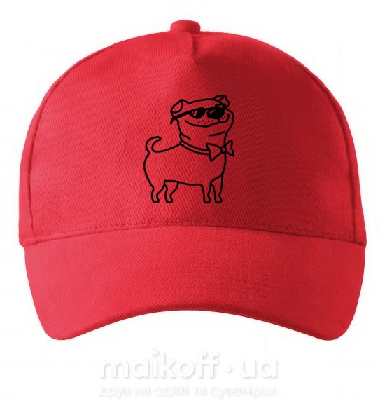 Кепка Cool dog Красный фото