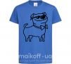 Дитяча футболка Cool dog Яскраво-синій фото