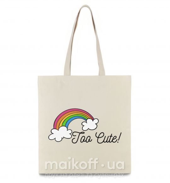 Еко-сумка Too Cute Бежевий фото