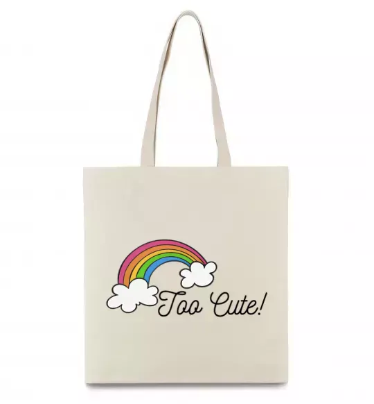 Еко-сумка Too Cute Бежевий фото