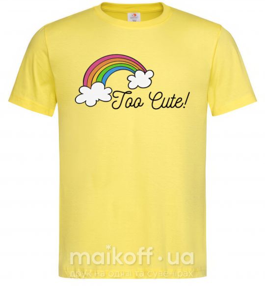 Чоловіча футболка Too Cute Лимонний фото