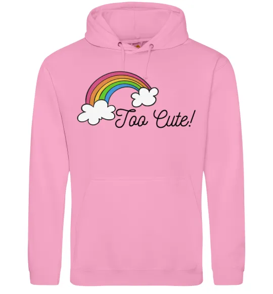 Женская толстовка (худи) Too Cute Розовый фото