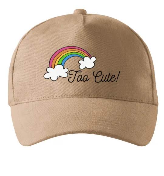 Кепка Too Cute Пісочний фото