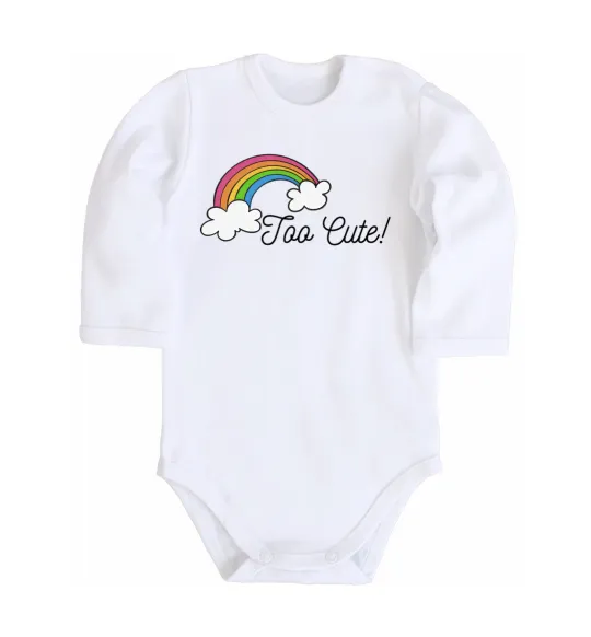 Дитячий бодік Too Cute Білий фото
