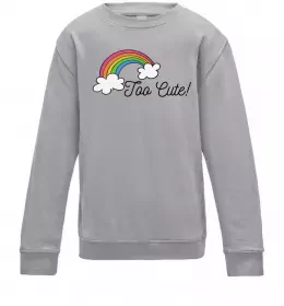 Детский Свитшот Борщ від всіх хвороб Серый меланж фото Детский Свитшот Борщ від всіх хвороб Серый меланж фото