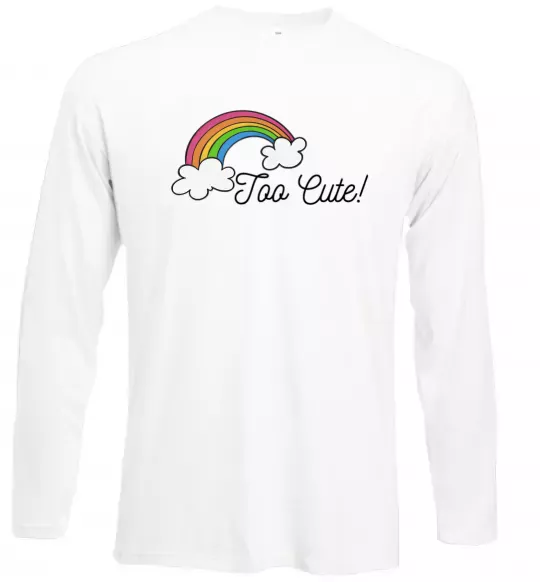 Лонгслив Too Cute Белый фото