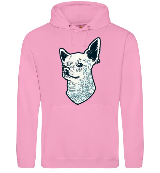 Жіноча толстовка (худі) The dog Рожевий фото