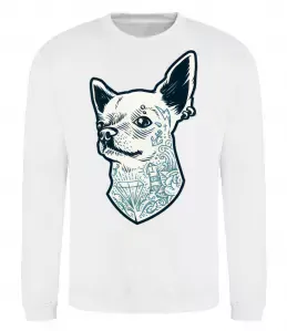 Світшот The dog Білий фото