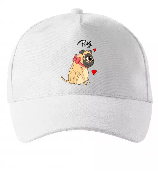 Кепка Pug Белый фото