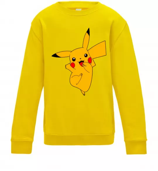 Дитячий світшот Пикачу (Picachoo) Сонячно жовтий фото