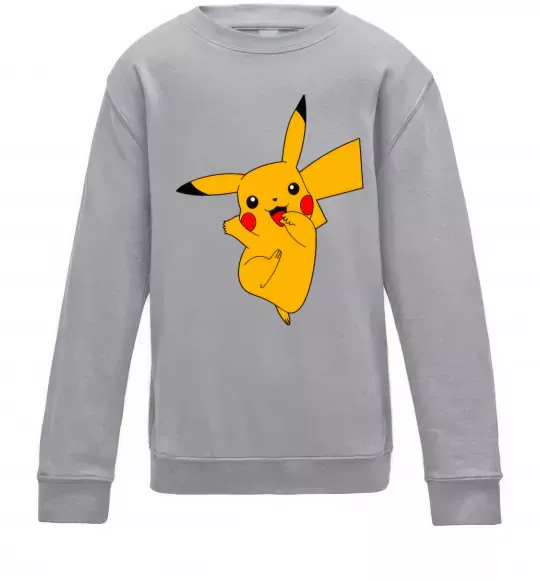 Дитячий світшот Пикачу (Picachoo) Сірий меланж фото