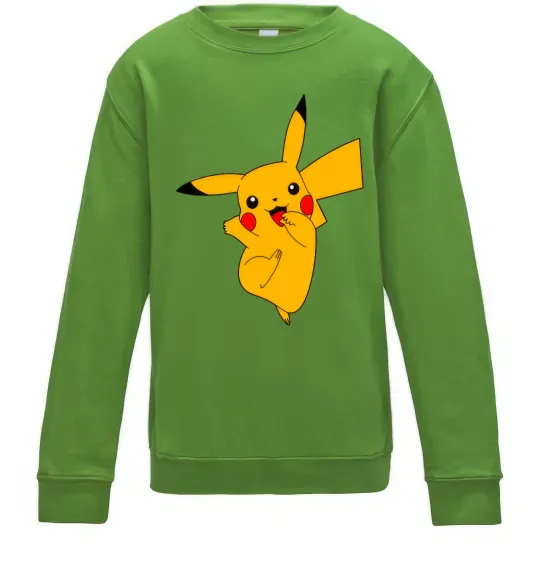 Дитячий світшот Пикачу (Picachoo) Лаймовий фото