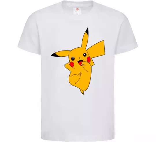 Детская футболка Пикачу (Picachoo) Белый фото