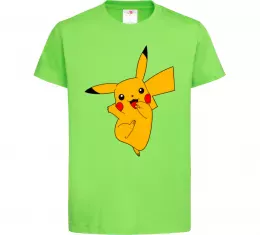 Дитяча футболка Пикачу (Picachoo) Лаймовий фото