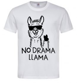 Мужская футболка No drama llama