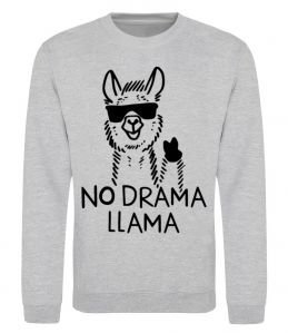 Світшот No drama llama