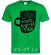 Чоловіча футболка Hocus Pocus i need coffee to focus Зелений фото