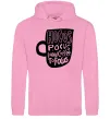 Чоловіча толстовка (худі) Hocus Pocus i need coffee to focus Рожевий фото
