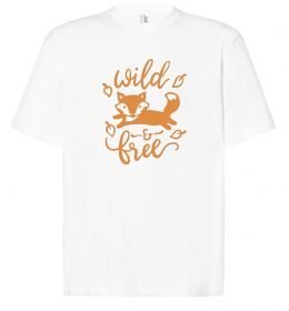 Футболка Оверсайз Wild free fox