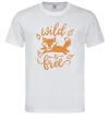 Чоловіча футболка Wild free fox Білий фото