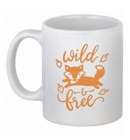 Чашка керамическая Wild free fox